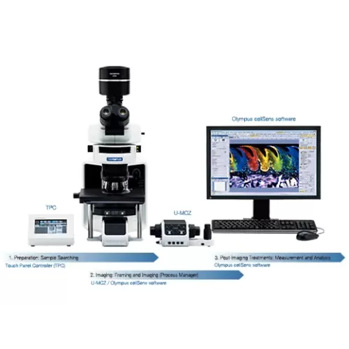 Olympus-Evident BX63 - plně automatizovaný mikroskop pro špičkový výzkum