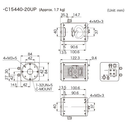 ORCA-Fusion BT Digital CMOS kamera