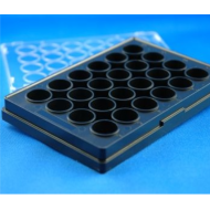 Imaging Plate 24 CG 1.0, black body, sterile