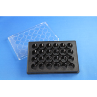 Imaging Plate 24 FC, black body,sterile