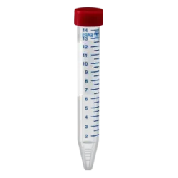 Centrifuge tubes, with screw cap, pointed bottom, 15 ml (1 PAK, 50 pc, sterile)