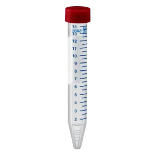 Centrifuge tubes, with screw cap, pointed bottom, 15 ml (1 PAK, 50 pc, sterile)
