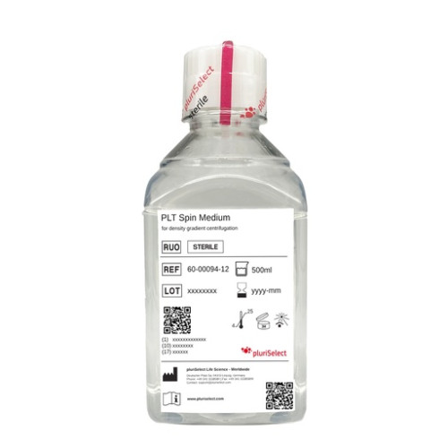 PLT spin medium, density gradient medium (1 BTL, 500 ml)